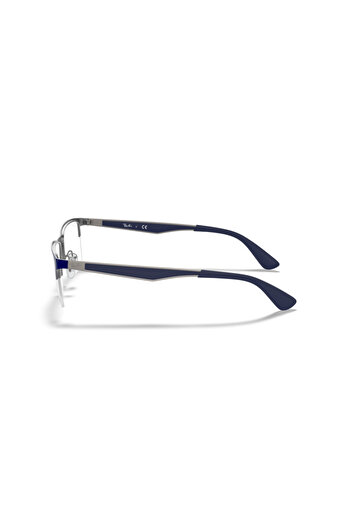 Ray-Ban Ray Ban Vista Unisex Rectangular Eyeglasses- Rb 6335 - Lense Size:54mm - Blue On Gunmetal