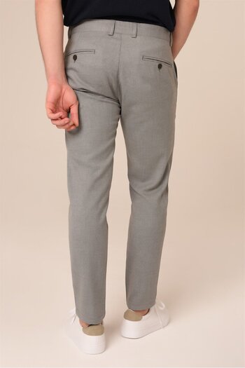 AGUSTİNİ Agustini Men's Slim Fit Chino Gray Tone Pants