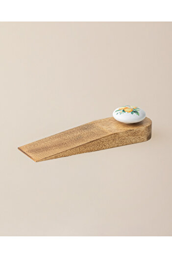 Madame Coco Sangleur Ceramic Door Stopper - Yellow/Green