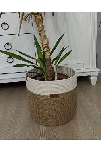epncollection Wicker Flower Pot and Organizer Basket - Multi-Purpose