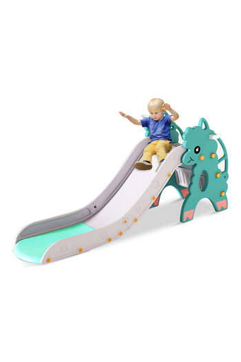 Ma Baby Child Slide Kids Slide Indoor Home Babywith Enhanced Safety Features - Sturdy Construction Green