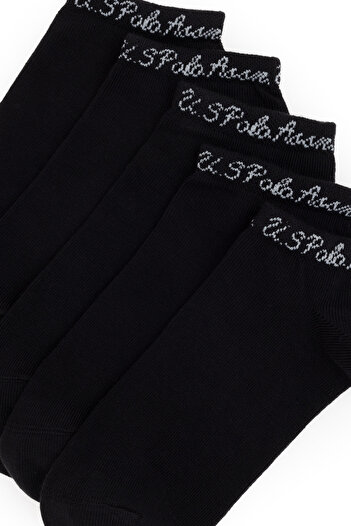 U.S. Polo Assn. Дамски черни чорапи 50295771-VR046