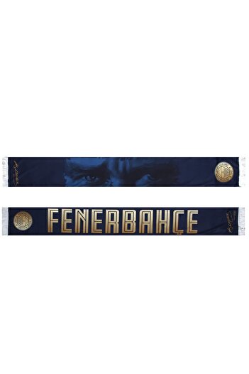 Fenerbahçe Αυθεντικό μαντήλι σάλι Ataturk Silhouette, Ξύλινο κουτάκι