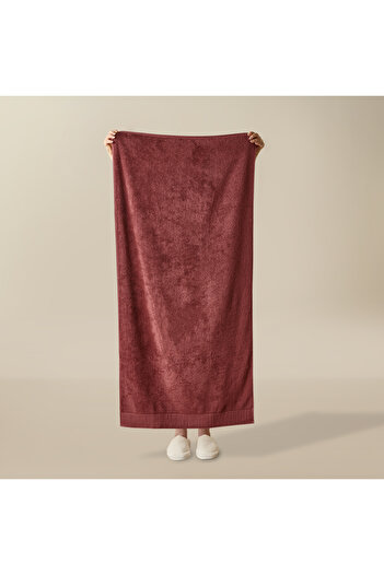 Evidea Soft Premium Bath Towel - Claret Red - 70X140 cm