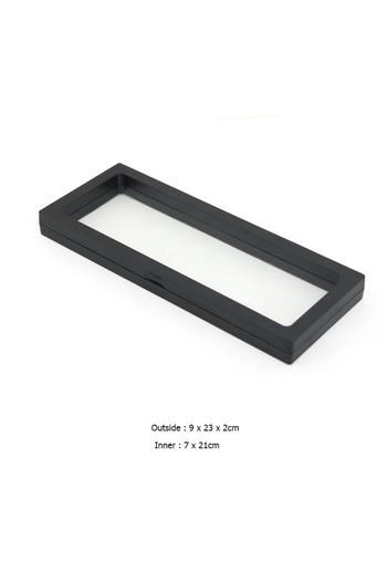 Choice Black 9x23cm Jewelry Storage Box Earring Studs Storage Box Antioxidant Pe Film Suspension Box Hand S