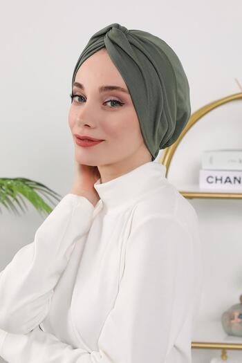 Aisha's Design Χειμερινό καπέλο Mihrace, B-4O, Χακί