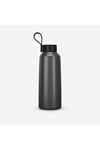 Decathlon Outdoor Stainless Steel Flask - 1 L - Gray - 100