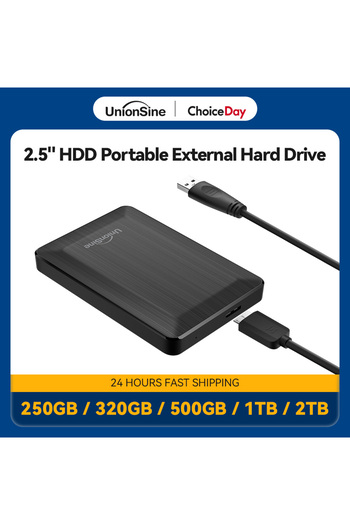 Choice 500GB UnionSine HDD 2.5" Portable External Hard Drive 250gb/320gb/500gb/1tb/2tb USB3.0 Storage Compa