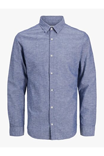 Jack & Jones JJEBREEZE LINEN BLEND SHIRT KETEN
