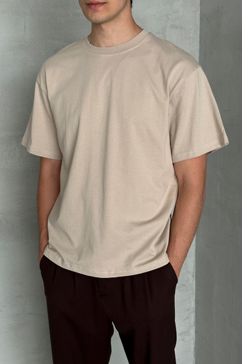 HYMAN Ανδρικό μπλουζάκι Basic Oversize 100% βαμβάκι
