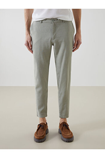 LC Waikiki Slim Fit Linen Blended Men's Trousers