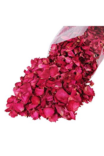 HOBİ Kurutulmuş Gül Yaprakları Spa Ve Banyo İçin Yemek Masası Süsü 50 GR