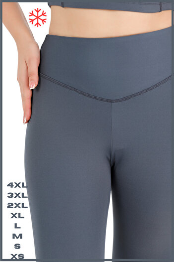 missmaral Women's Winter Fleece High Waist Recovery Fleece Leggings - Curve High Waist 1024