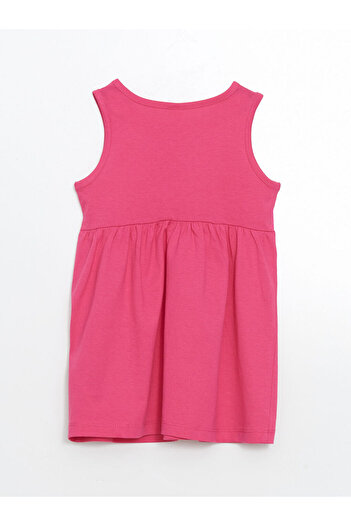 LC Waikiki Crew Neck Floral Girl's Dress
