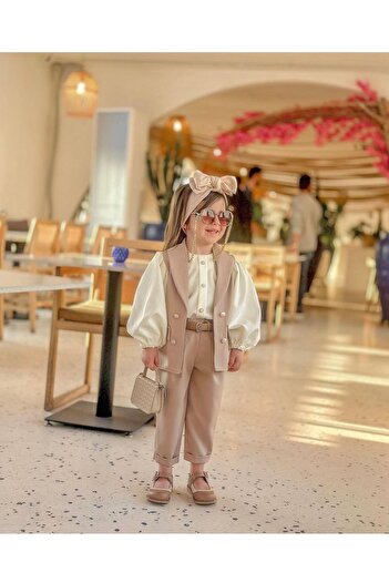 KOKOŞ BEBEK 5 Piece Suit with Kokoş Vest |   Between 5/8 Years