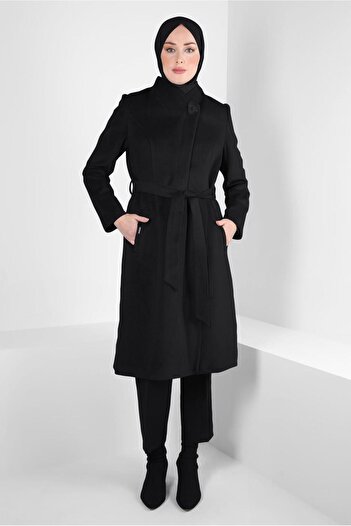 Alvina BIRDED ACCESSORY DETAIL COAT 90453