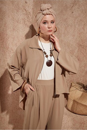 Alvina ZIPPERED PANT SUIT 44461