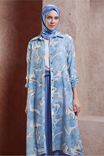 Alvina 44786 Model Patterned Tunic