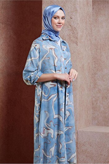 Alvina 44786 Model Patterned Tunic