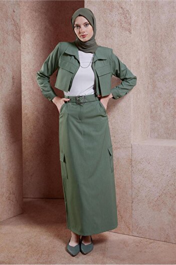 Alvina 44460 model Suit Set with Skirt and Belt