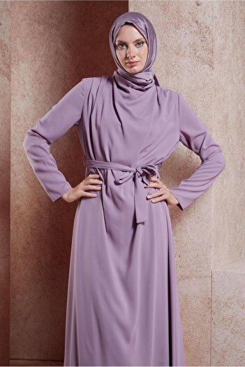 Alvina Salaş Collar Detailed Dress 41357