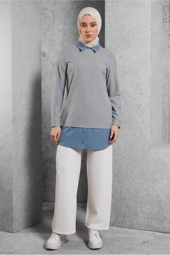 Alvina Shirt Collar Tunic 45222