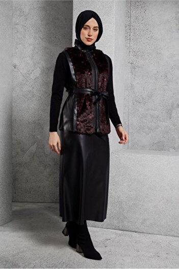 Alvina Belt Detailed Skirt Set - 45192