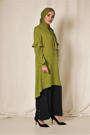 Alvina Stone Detail Tunic with Arms 4858