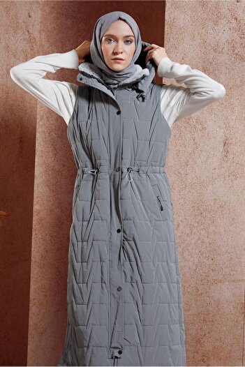 Alvina 90529 Model Hooded Vest