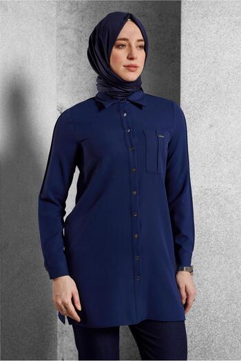 Alvina Shirt Collar Tunic 45295