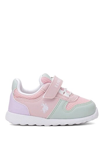 U.S. Polo Assn. U.S. Polo Assn. Garfield Kids Walking Shoes White-Pink