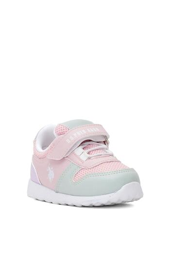 U.S. Polo Assn. U.S. Polo Assn. Garfield Kids Walking Shoes White-Pink