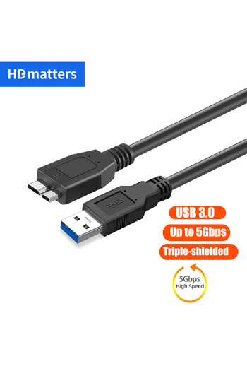 Choice 1m check note USB 3.0 to Micro B cable for Western Digital,Toshiba,Lacie,Seagate External Hard Drive