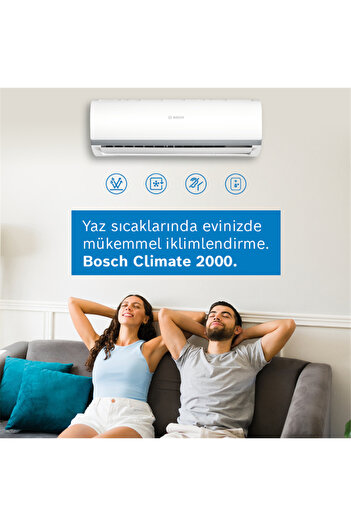 Bosch Climate 2000 Cl2000-70we 24.000 Btu A R32 (MONTAJ DAHİL)