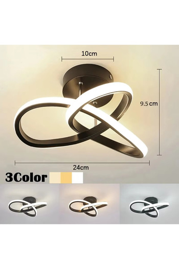 Choice Home led chandelier three colors lamp modern style ceiling lamp bedroom lighting surface mounting...