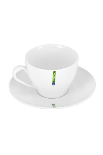 ROYALFORD 2PCS Porcelain Cup & Saucer Set Royalford RF9258