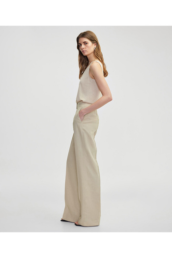 İpekyol Wide leg fit keten pantolon