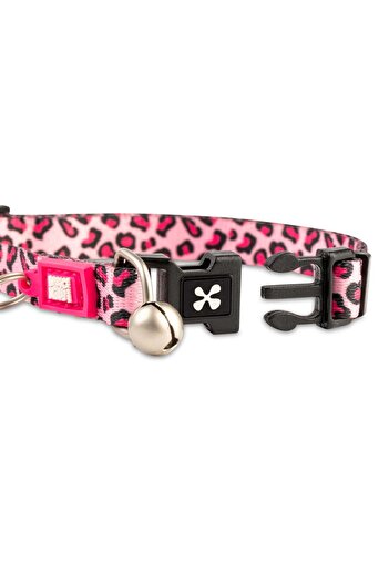 Max & Molly Leopard Pink Smart Id - Cat Collar