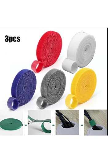 Hayveys home 5m Velcro Self-adhesive Cable Collector Organizer