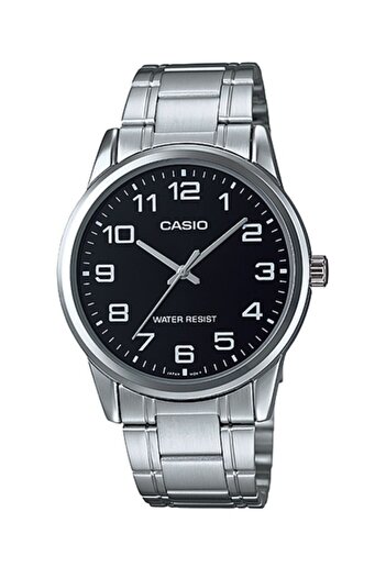 Casio Casio MTP-V001D-1BUDF 45mm Analog Quartz Watch with Stainless Steel Strap - Silver