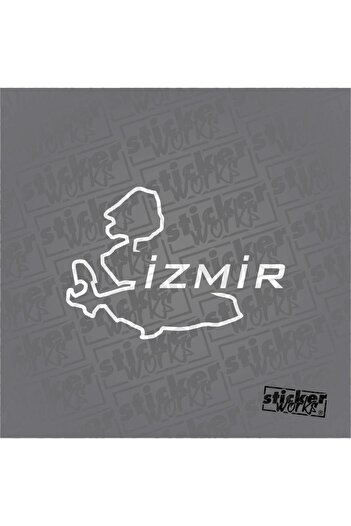 Sticker Works Autocolant pentru hartă Izmir