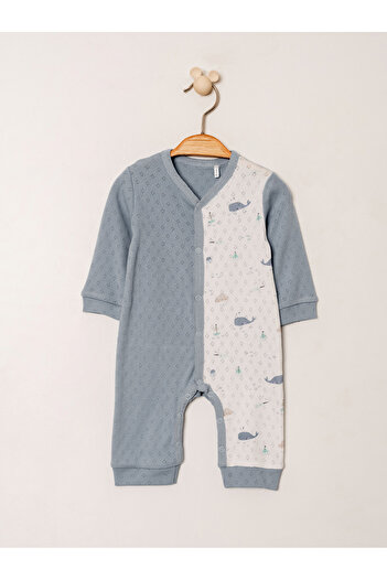 Kidaxi Jacquard Printed Men's Jumpsuit Without Booties