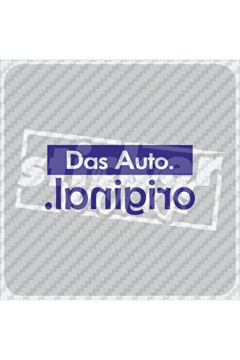Sticker Works Abțibild cu stema și bandă de fosfor - Albastru