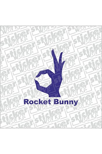 Sticker Works Autocolant Rocket Bunny