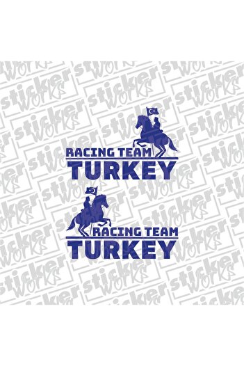 Sticker Works Autocolant echipa de curse Turcia