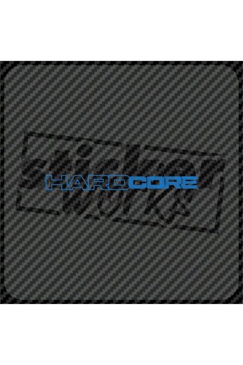 Sticker Works Autocolant pentru parbriz Hard Core