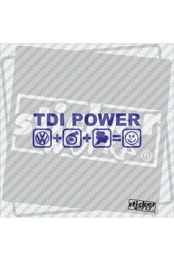 Sticker Works Autocolant Tdi Power