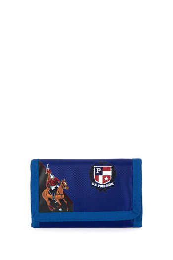 U.S. Polo Assn. Boy's Saks Melange Wallet 50313360-Vr207