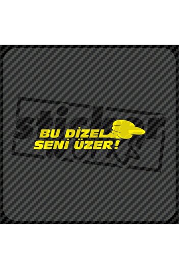 Sticker Works Parbrizul din față Acesta este Diesel You Over Sticker