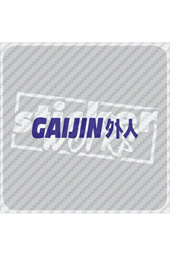 Sticker Works Autocolant pentru parbriz Gaijin